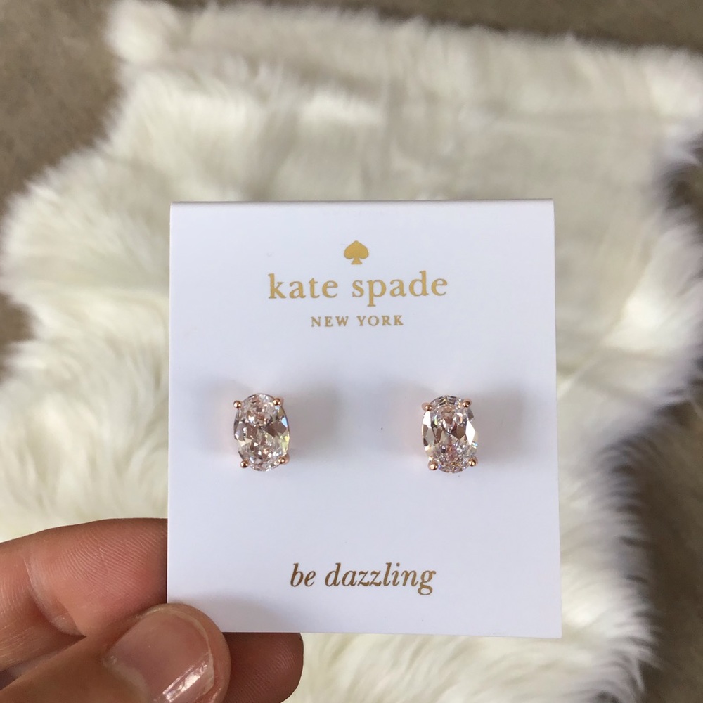 LAST ONE‼️ KATE SPADE Cubic Zirconia Stud Earrings - Picture 3 of 6